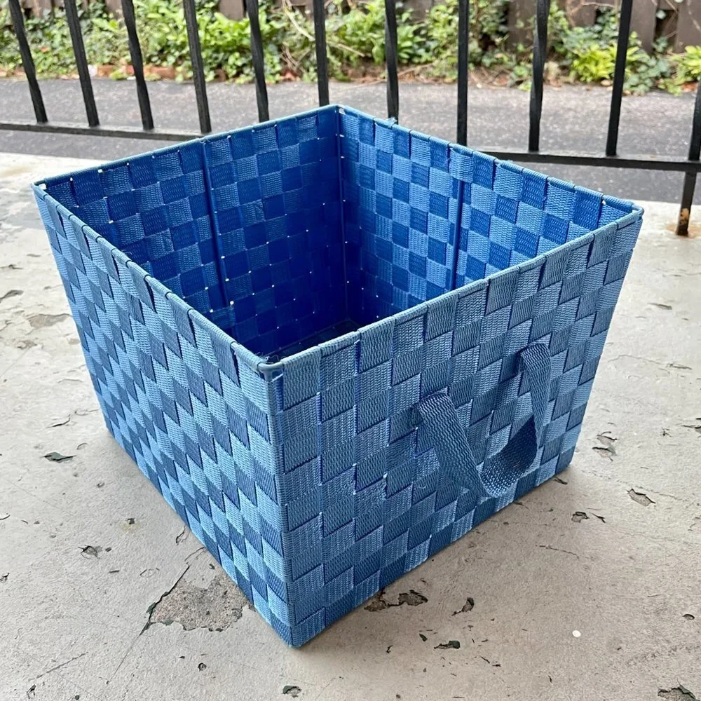 Large Woven Basket with Handles